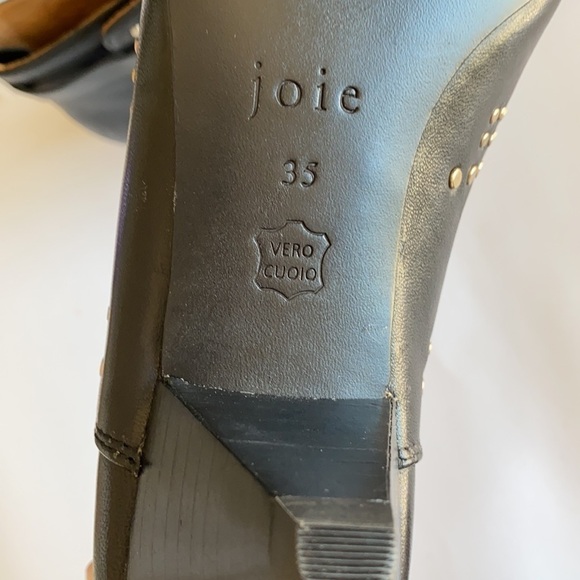 Joie Bickson ankle bootie womens Sz 5 stud zip back - Picture 5 of 7